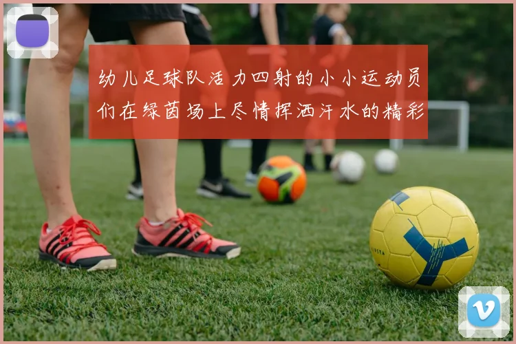 幼儿足球队活力四射的小小运动员们在绿茵场上尽情挥洒汗水的精彩瞬间